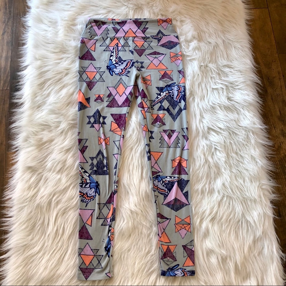LuLaRoe Butterfly Leggings OS